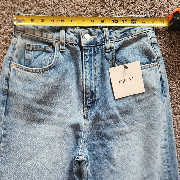 PIRAL Palazzo Blue Jeans Sz M - Picture 7 of 13